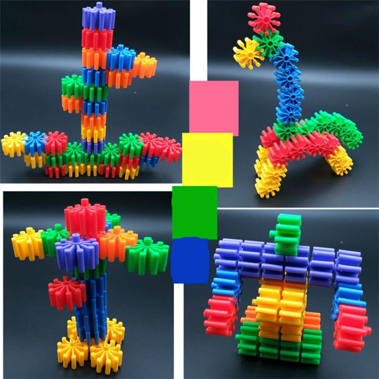 Hot sale colorful plastic blocks gear shape baby DIY educational toy Plastic Toy Block Tooth hape Gear Educational Baby Toys For Children